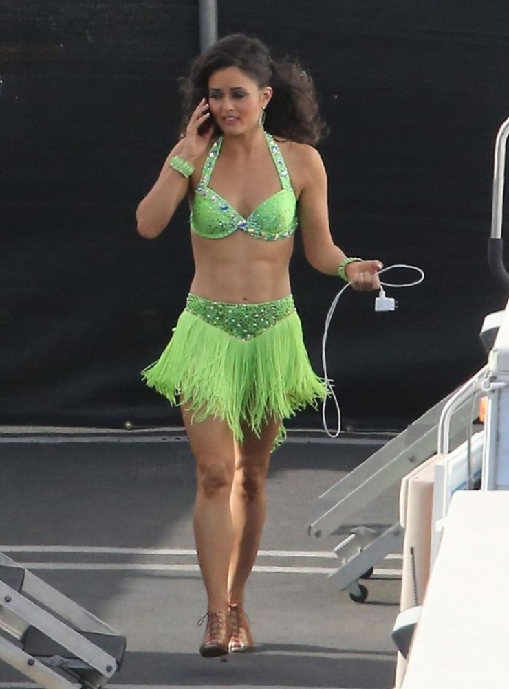 Danica McKellar in a bikini