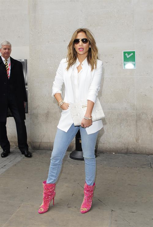 Jennifer Lopez - Pictured at Radio 1 in London on May 30, 2013