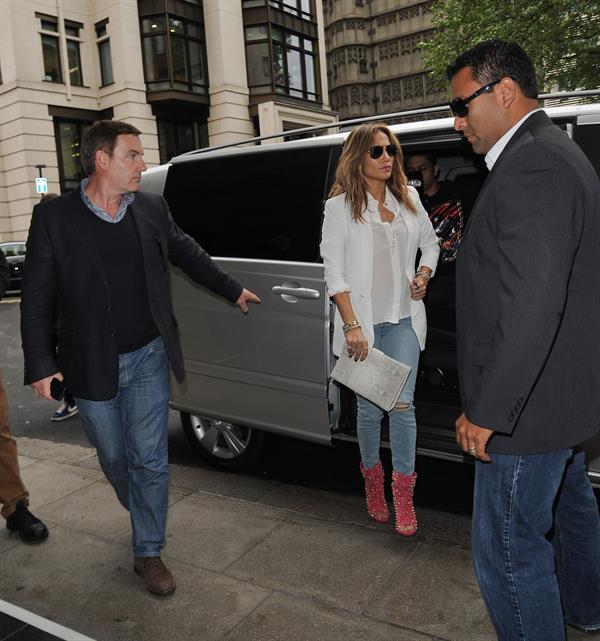 Jennifer Lopez - Pictured at Radio 1 in London on May 30, 2013