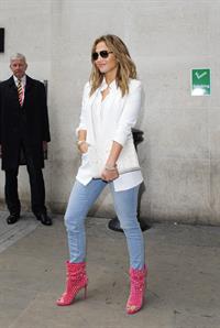 Jennifer Lopez - Pictured at Radio 1 in London on May 30, 2013