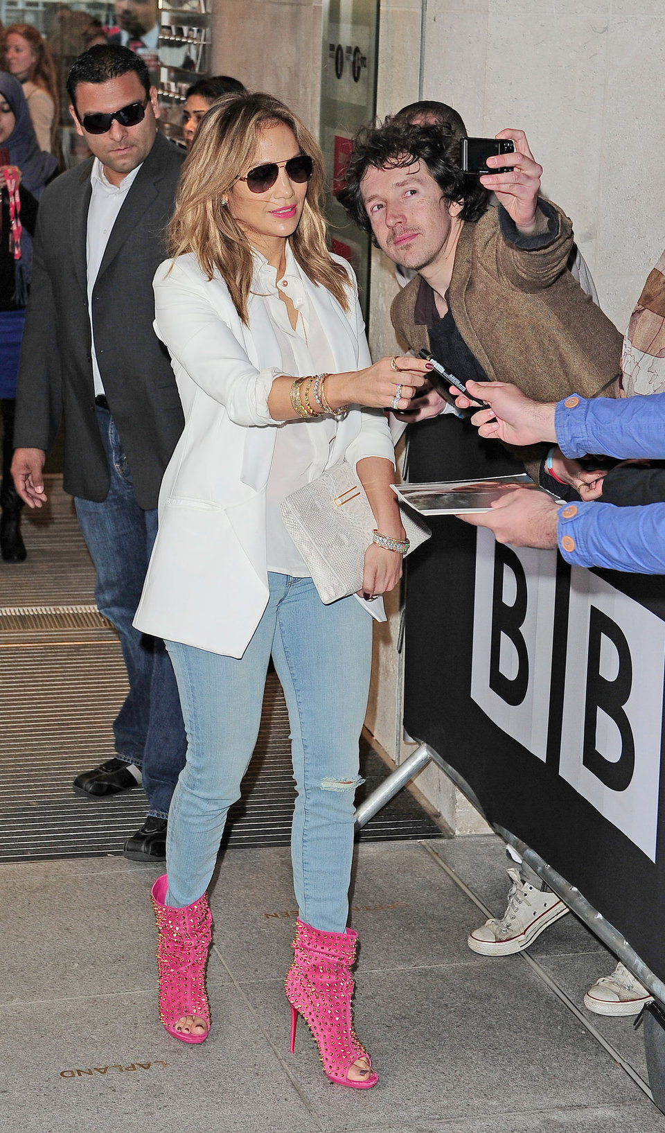 Jennifer Lopez - Pictured at Radio 1 in London on May 30, 2013