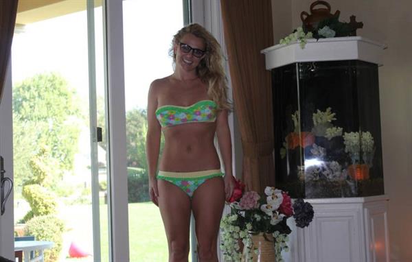 Britney Spears in a bikini