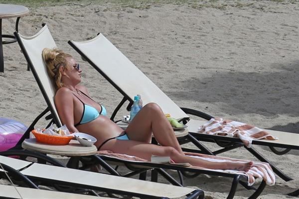 Britney Spears in a bikini