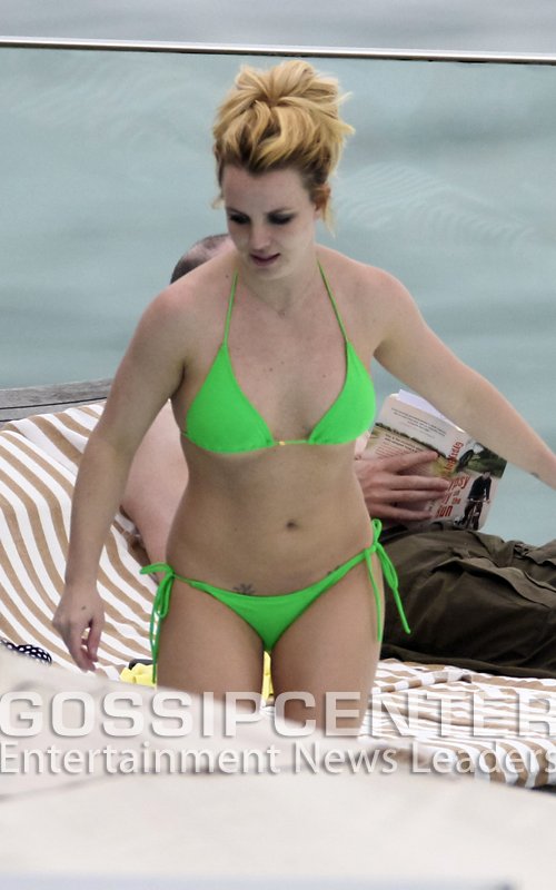 Britney Spears in a bikini