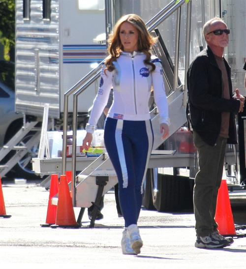 Jennifer Love Hewitt Pictures Jennifer Love Hewitt On the set of The Client List in Los Angeles January 4, 2013