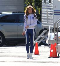 Jennifer Love Hewitt On the set of The Client List in Los Angeles January 4, 2013 