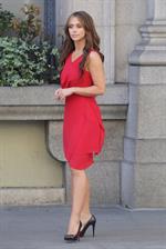 Jennifer Love Hewitt Filming on the set of  The Client List  in Los Angeles (October 26, 2012) 