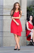 Jennifer Love Hewitt Set of ''The Client List'' in Downtown LA October 26, 2012