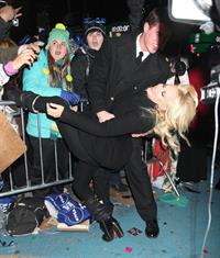 Jenny McCarthy New Year's Eve 2013 at Times Square in NYC 12/31/12 