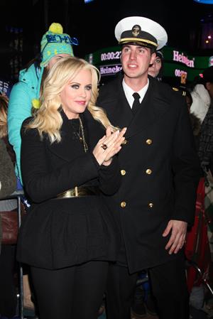 Jenny McCarthy New Year's Eve 2013 at Times Square in NYC 12/31/12 