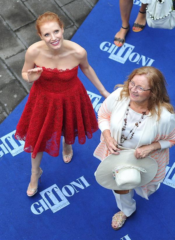 Jessica Chastain - Giffon Film Festival, Italy 7/21/13  