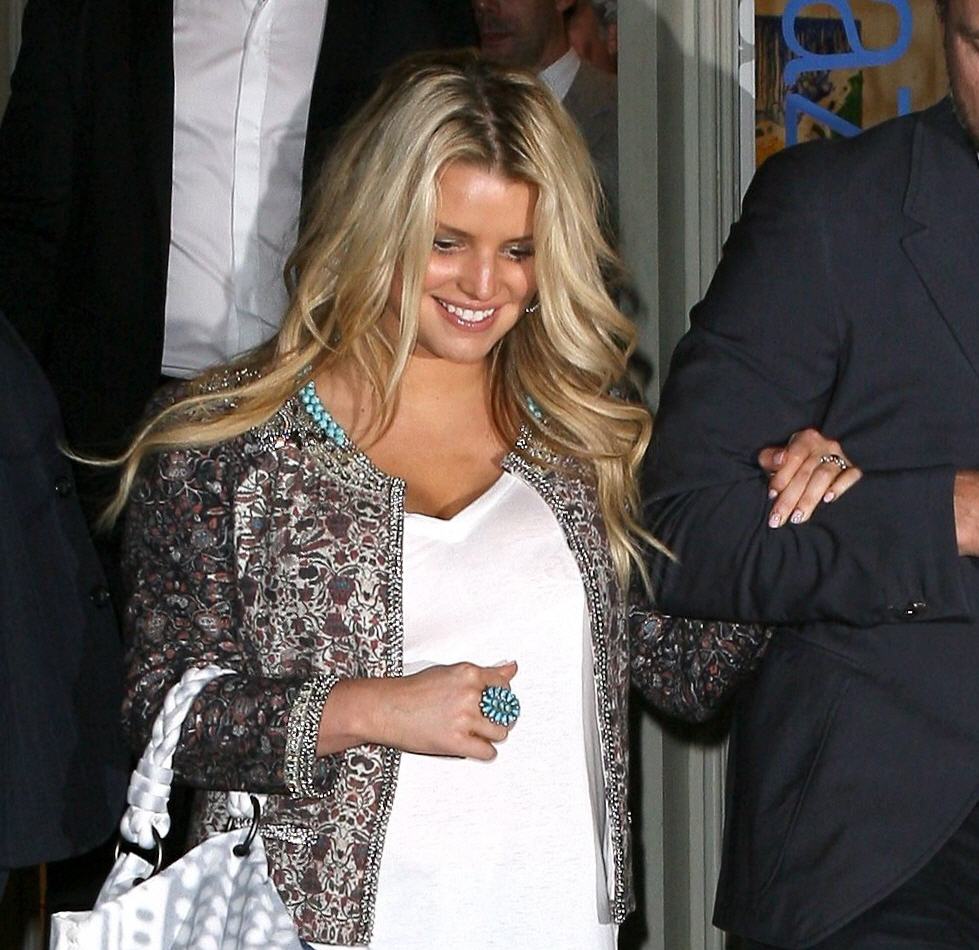 Jessica Simpson out with boyfriend in New York on May 21, 2011 