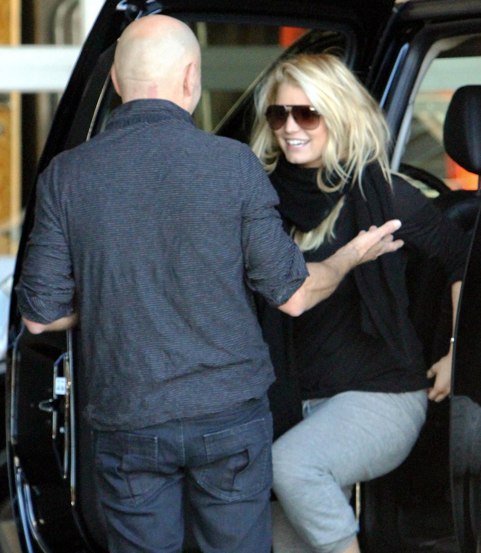 Jessica Simpson leaving photo shoot in Hollywood on January 24, 2011