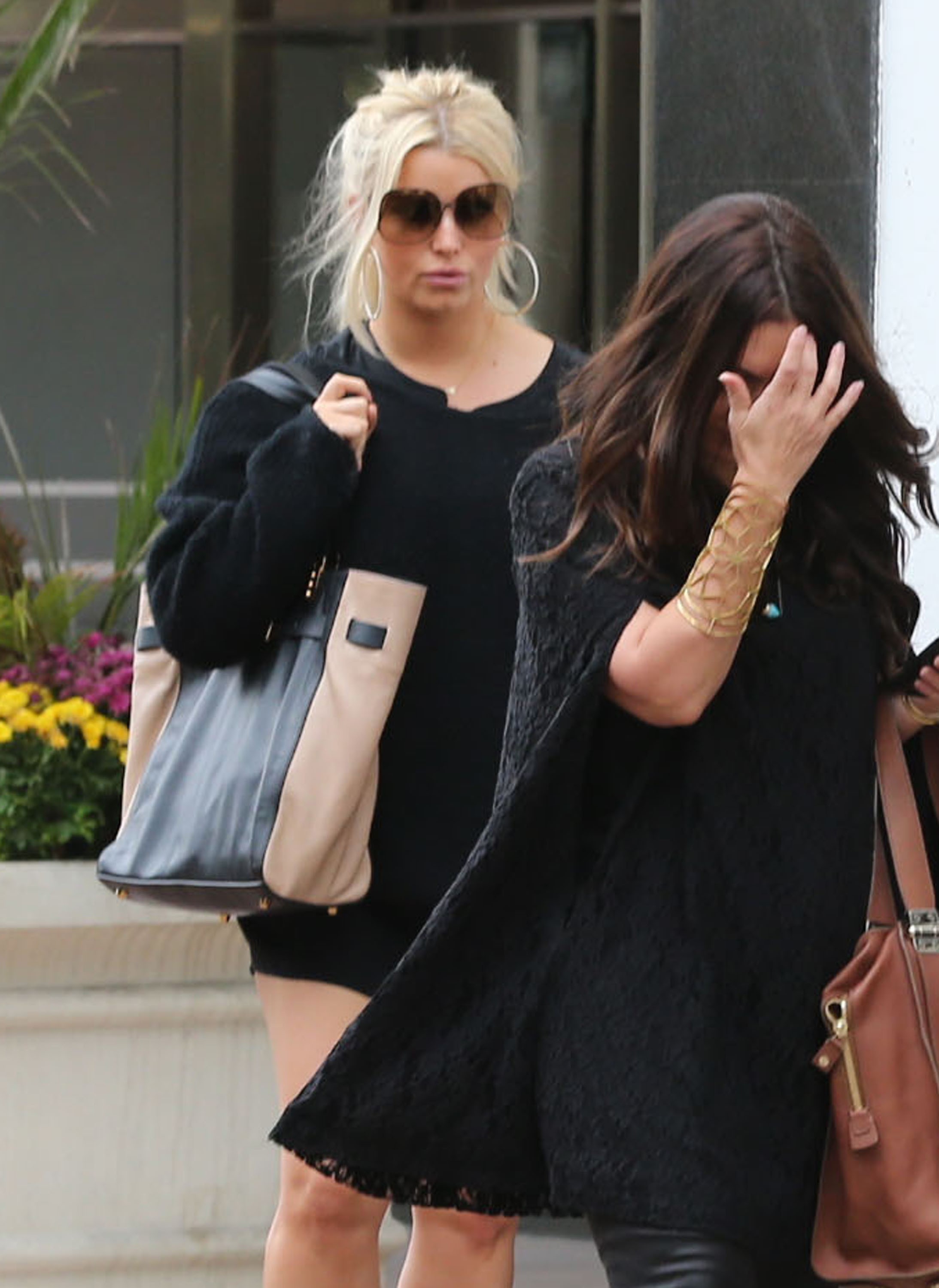 Jessica Simpson Outside Saks Fifth Avenue with a friend in Beverly Hills (October 20, 2012) 