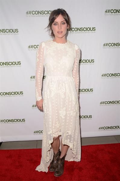 Jessica Stroup H&M's Exclusive Conscious Collection Launch Party in San Francisco, April 3, 2013 