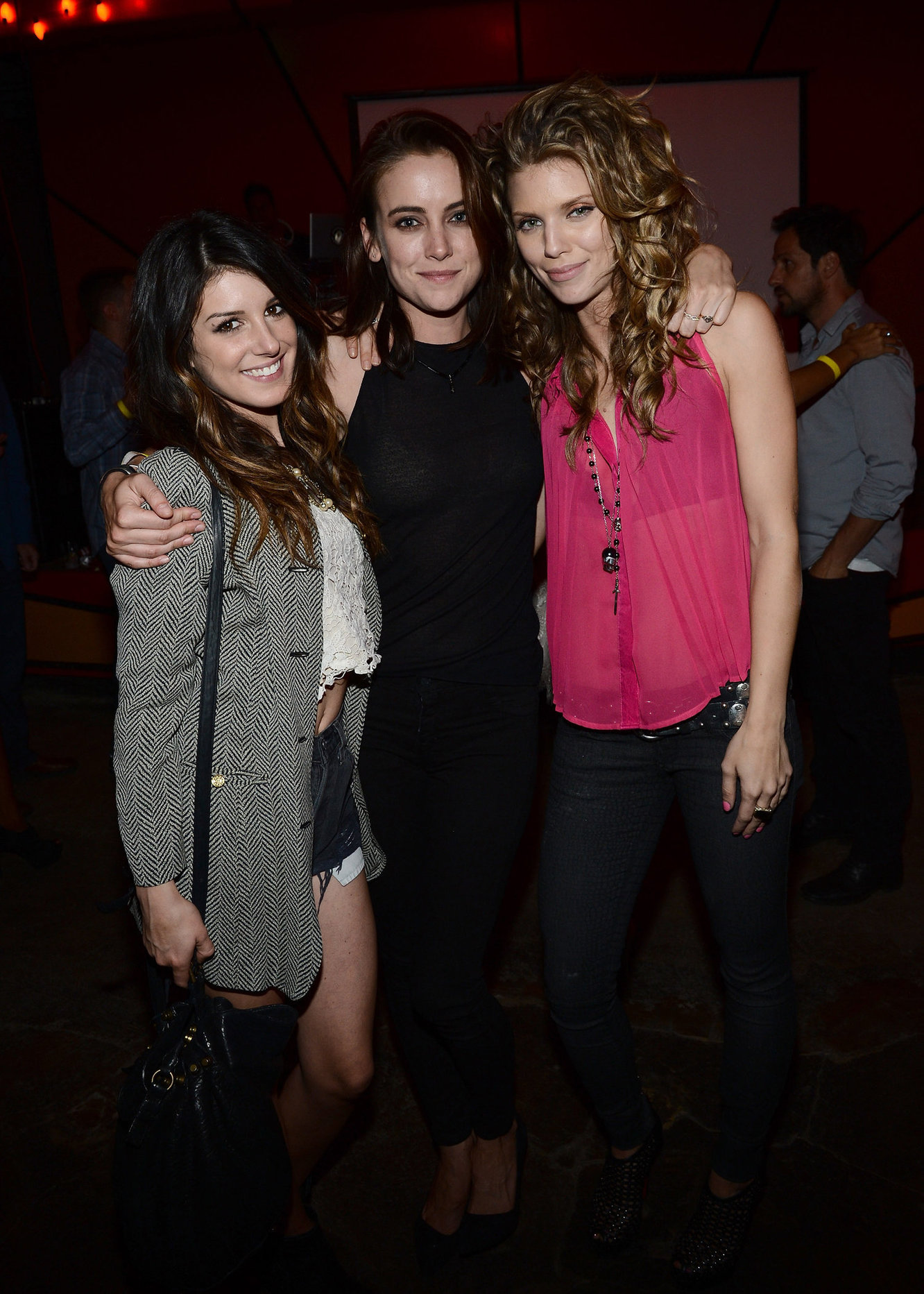 Jessica Stroup 90210 Celebrates 100th Episode At Pink Taco Sunset Strip in LA (Sep 28, 2012) 