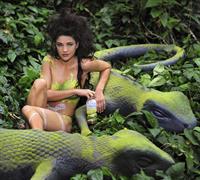 Jessica Szohr Sobe Lifewater body paint photoshoot 