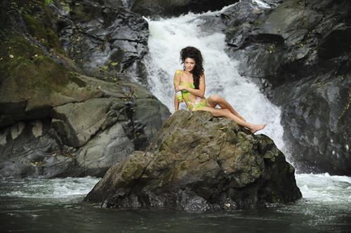 Jessica Szohr Sobe Lifewater body paint photoshoot 