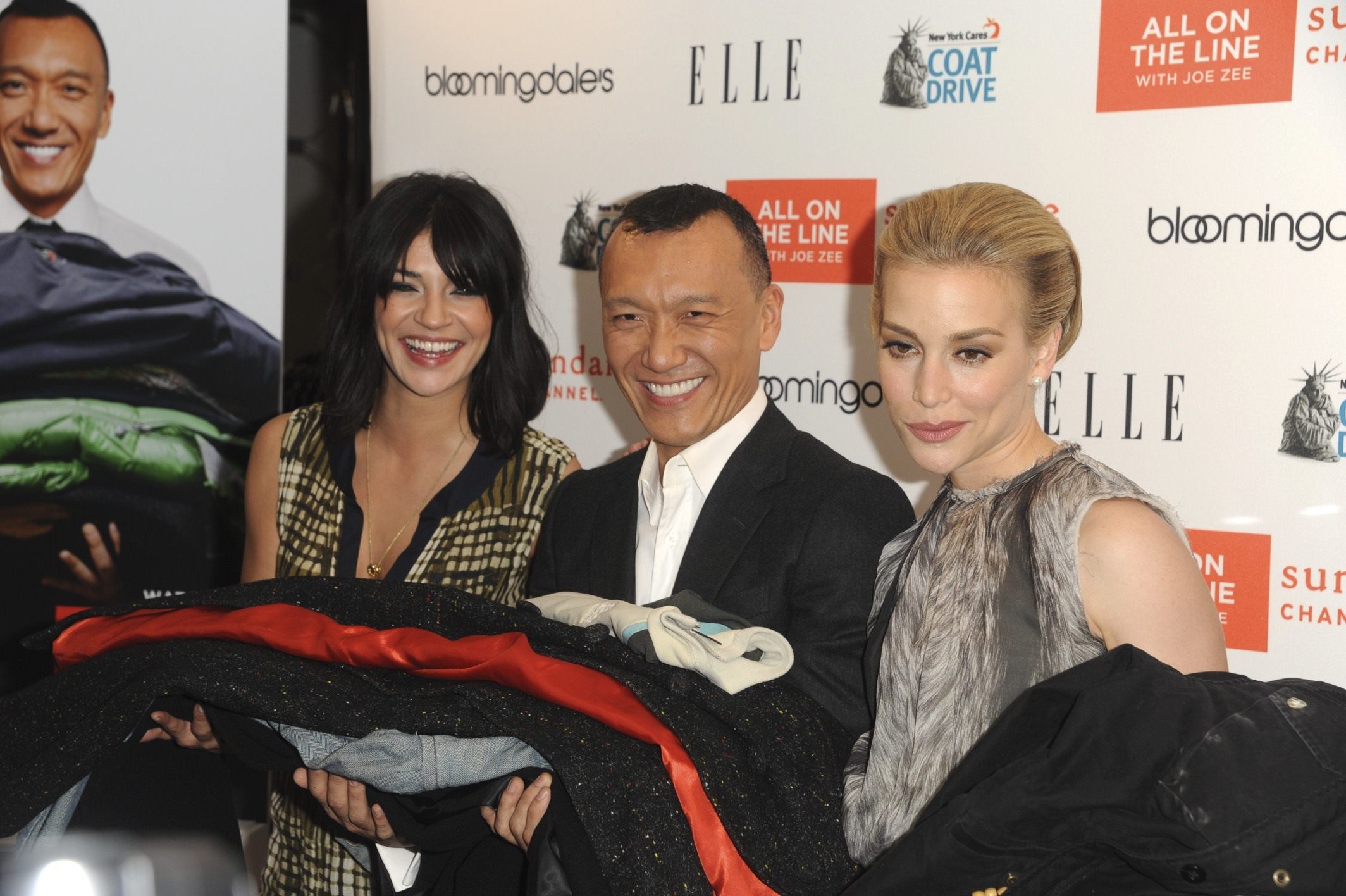 Jessica Szohr New York Cares Coat Drive at Bloomingdales in New York City On November 30, 2011 