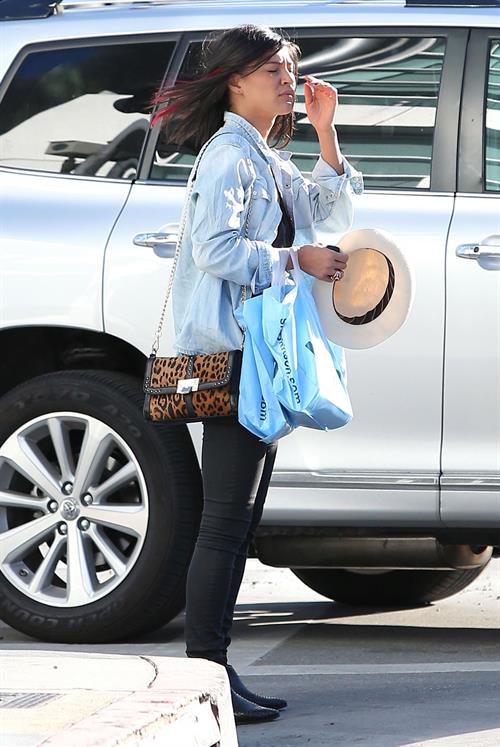 Jessica Szohr Shopping at Kitson, West Hollywood - December 20, 2012