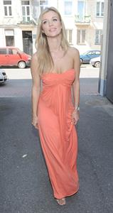 Joanna Krupa promotes her apperance on Top Model in Warsaw Poland