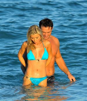 Joanna Krupa bikini candids on the beach in Miami 11/3/12
