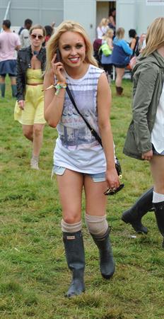 Jorgie Porter - at V Festival - August 18, 2012