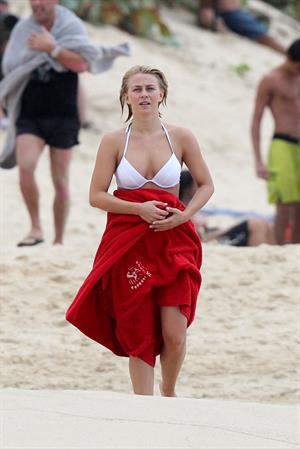 Julianne Hough bikini candids in St Barts 1/4/13  