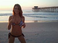 Amber Sym in a bikini