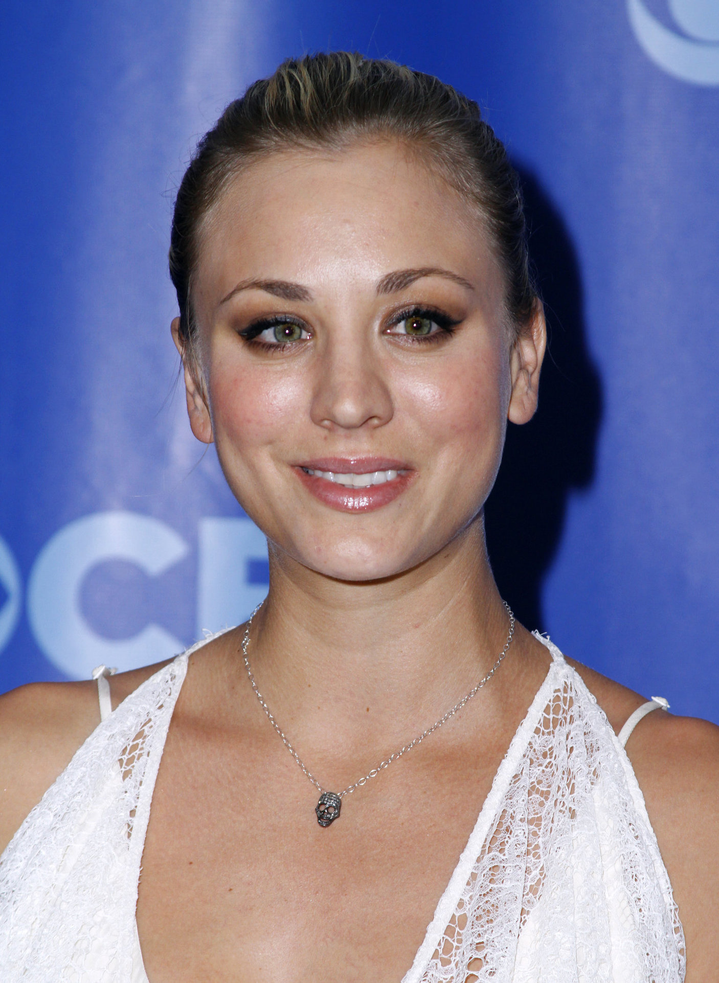 Kaley Cuoco CBS Upfront at the tent at Lincoln Center on May 18, 2011 