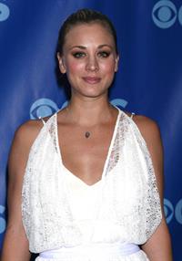 Kaley Cuoco CBS Upfront at the tent at Lincoln Center on May 18, 2011 
