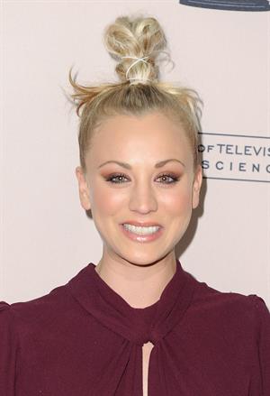 Kaley Cuoco attending the Academy of Television Arts Sciences at Leonard H Goldenson Theatre on February 18, 2010 