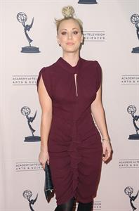 Kaley Cuoco attending the Academy of Television Arts Sciences at Leonard H Goldenson Theatre on February 18, 2010 