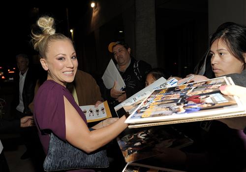 Kaley Cuoco attending the Academy of Television Arts Sciences at Leonard H Goldenson Theatre on February 18, 2010 