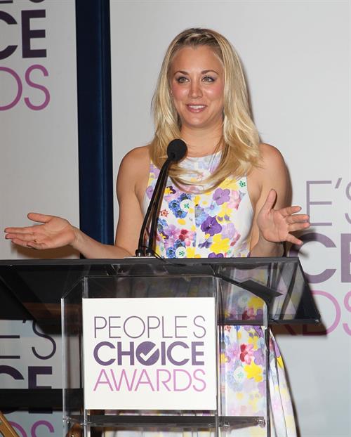 Kaley Cuoco People's Choice Awards 2013 Nomination Announcements (November 15, 2012) 