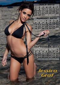 Jessica Graf in a bikini