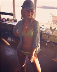 Nadine Leopold in a bikini