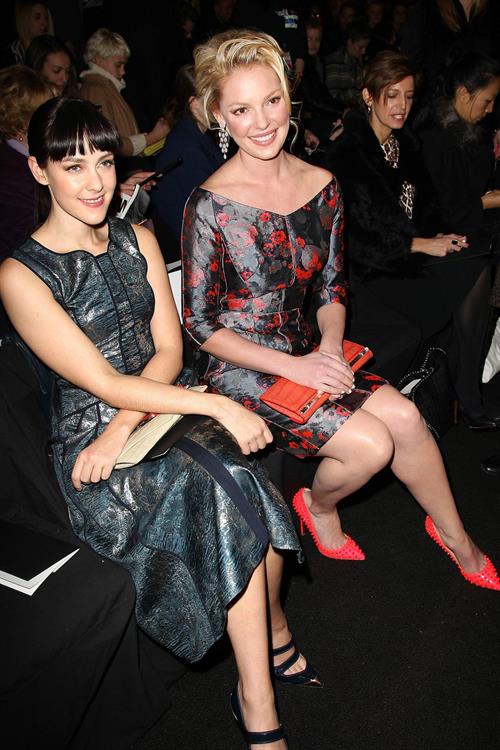 Katherine Heigl REVLON Sponsors J Mendel for NY Fashion Week Fall/Winter 2013 February 13, 2013