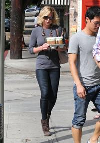 Katherine Heigl leaving Little Dom's restaurant Los Feliz October 6, 2012 