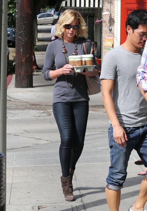 Katherine Heigl leaving Little Dom's restaurant Los Feliz October 6, 2012 