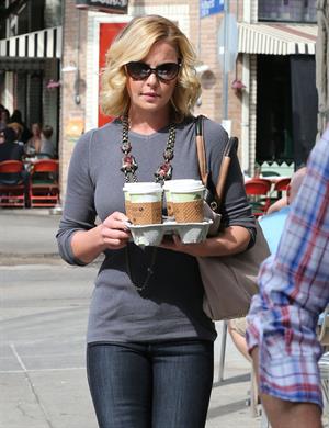 Katherine Heigl leaving Little Dom's restaurant Los Feliz October 6, 2012 