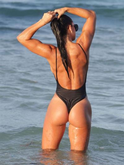 Michelle Lewin in a bikini - ass