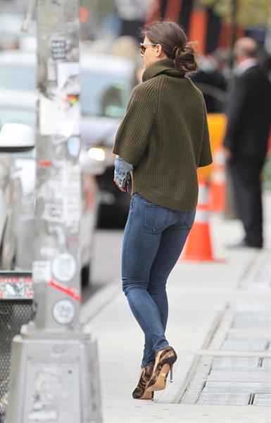 Katie Holmes in New York 10/11/13  