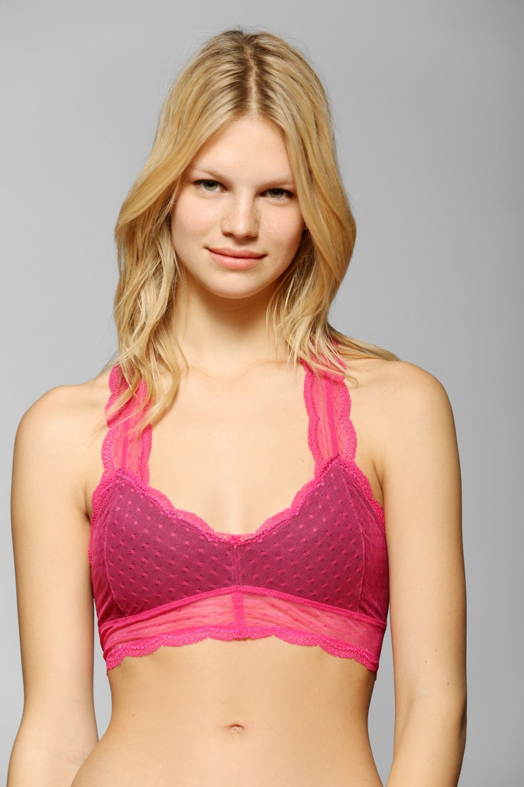 Nadine Leopold in lingerie