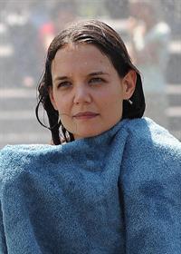 Katie Holmes Films  Mania Days  in Washington Square Park (May 21, 2013) 