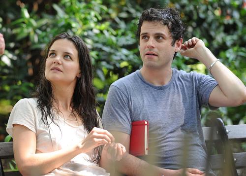 Katie Holmes Films  Mania Days  in Washington Square Park (May 21, 2013) 