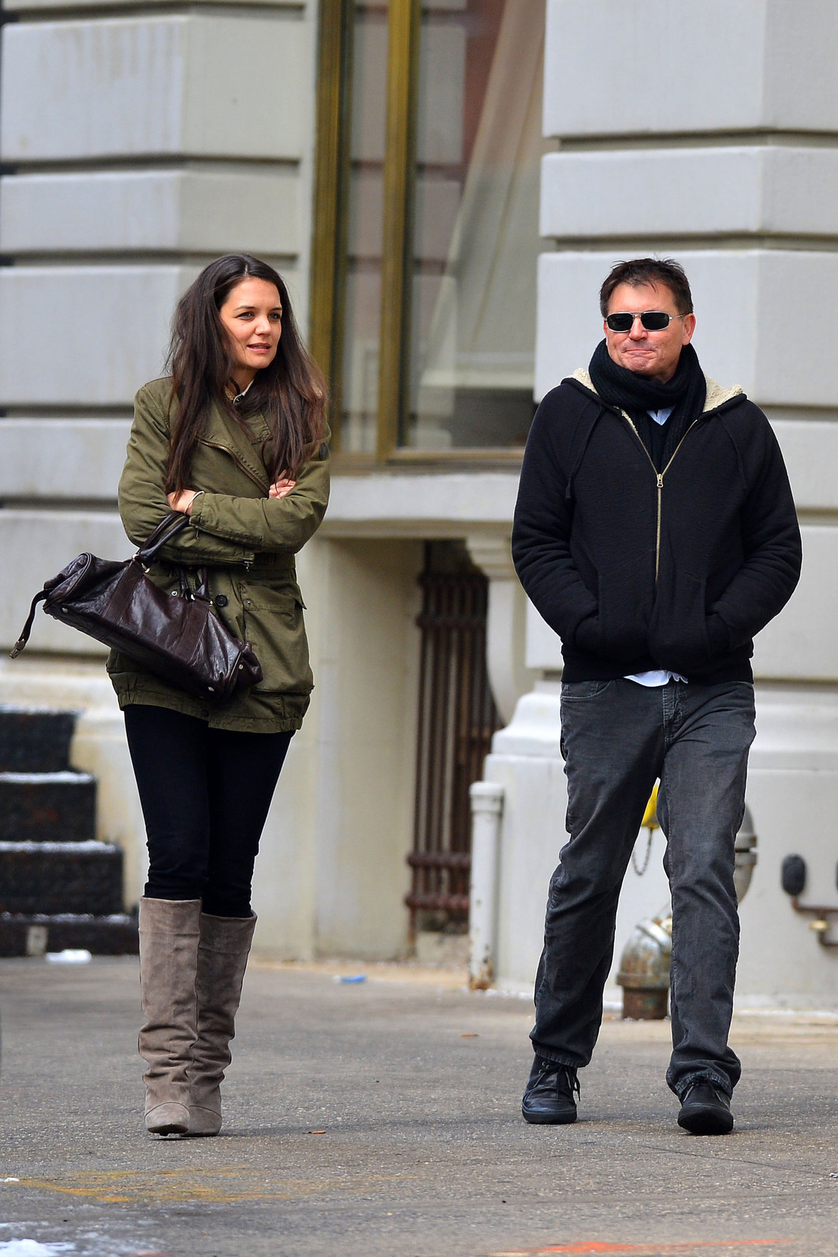 Katie Holmes out and about in New York City on January 26, 2013