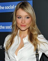 Katrina Bowden the Social Network New York Screening on September 29, 2010 