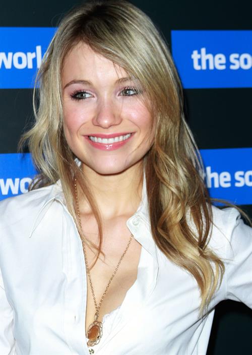 Katrina Bowden the Social Network New York Screening on September 29, 2010 