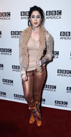 Kat Von D BBC America Premiere Screening Of BWild Things With Dominic Monaghan Jan 9, 2013 